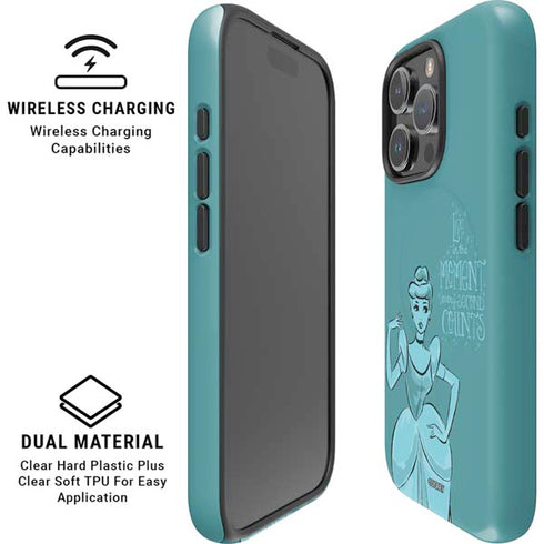 Disney Princess Cinderella Live in the Moment Art iPhone 16 Pro Magsafe Impact Case